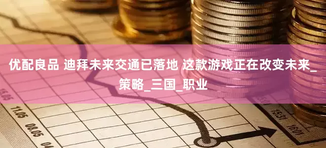 优配良品 迪拜未来交通已落地 这款游戏正在改变未来_策略_三国_职业