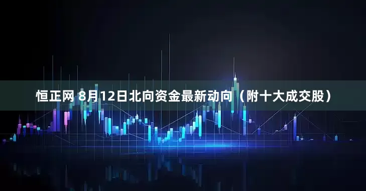 恒正网 8月12日北向资金最新动向（附十大成交股）